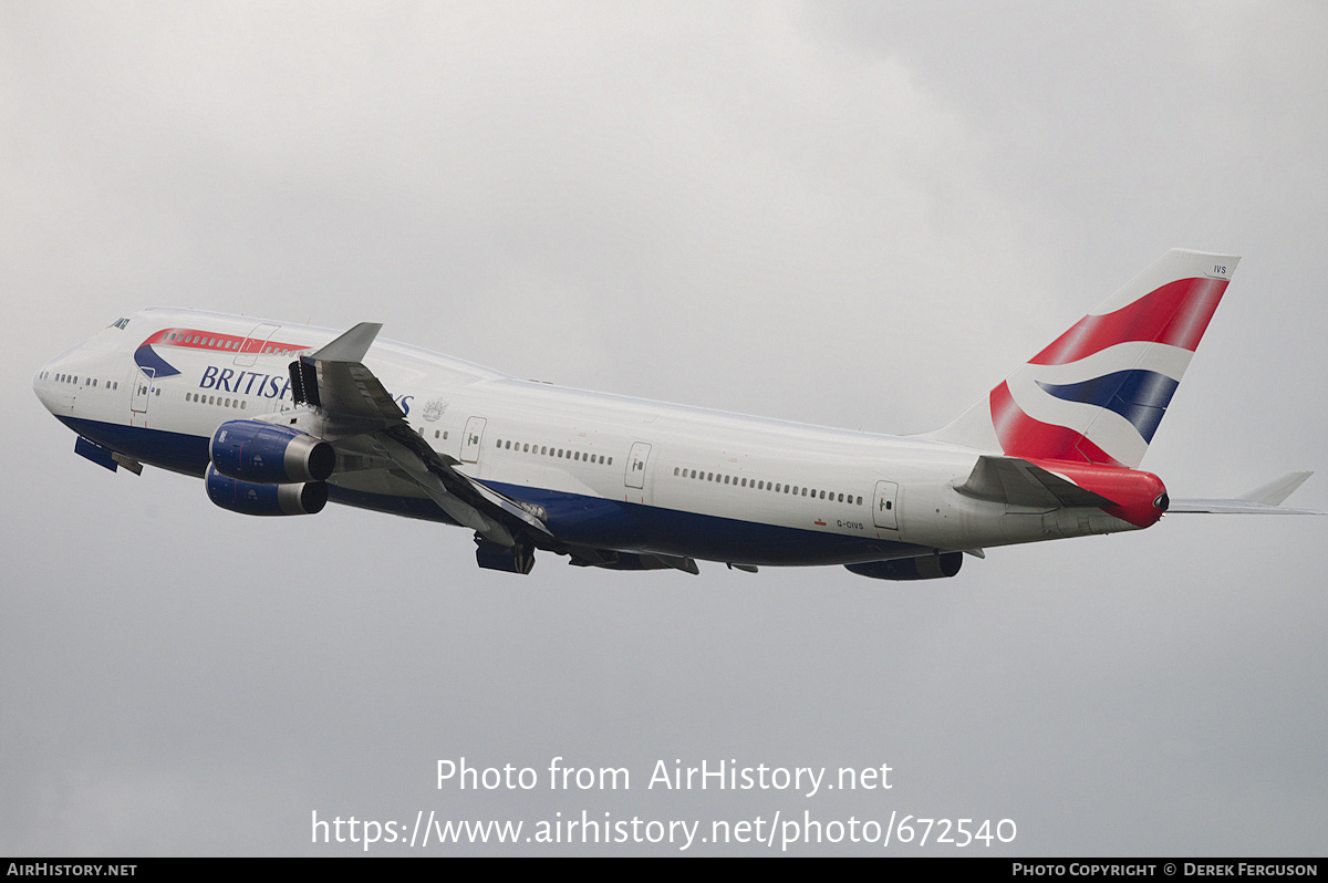 Aircraft Photo of G-CIVS | Boeing 747-436 | British Airways | AirHistory.net #672540