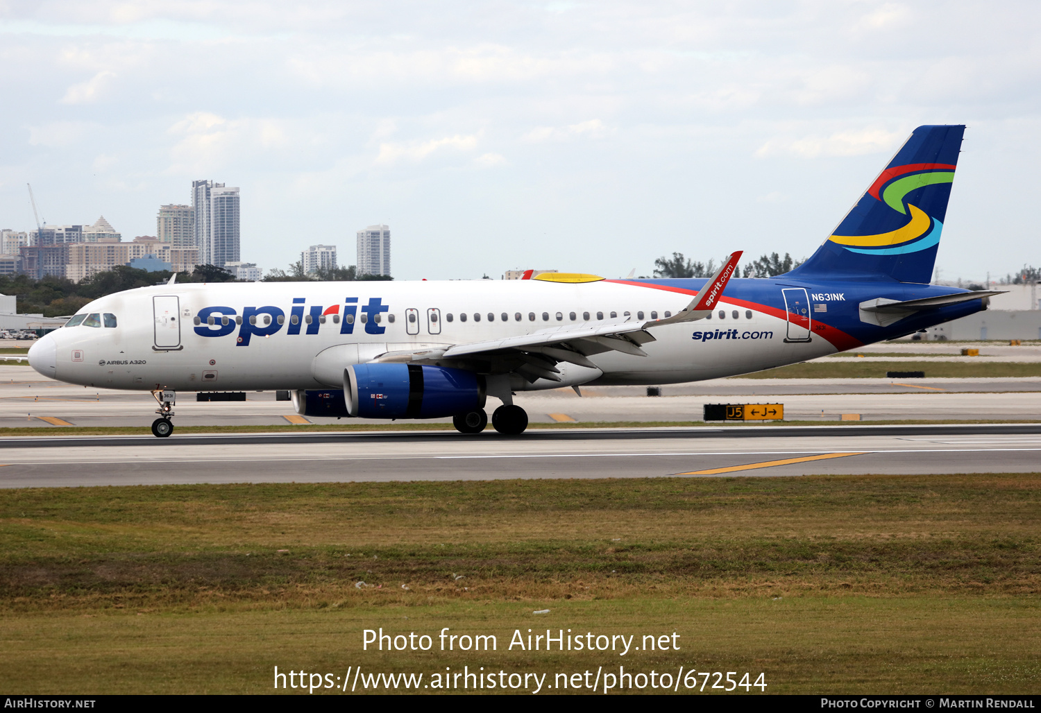 Aircraft Photo of N631NK | Airbus A320-232 | Spirit Airlines | AirHistory.net #672544