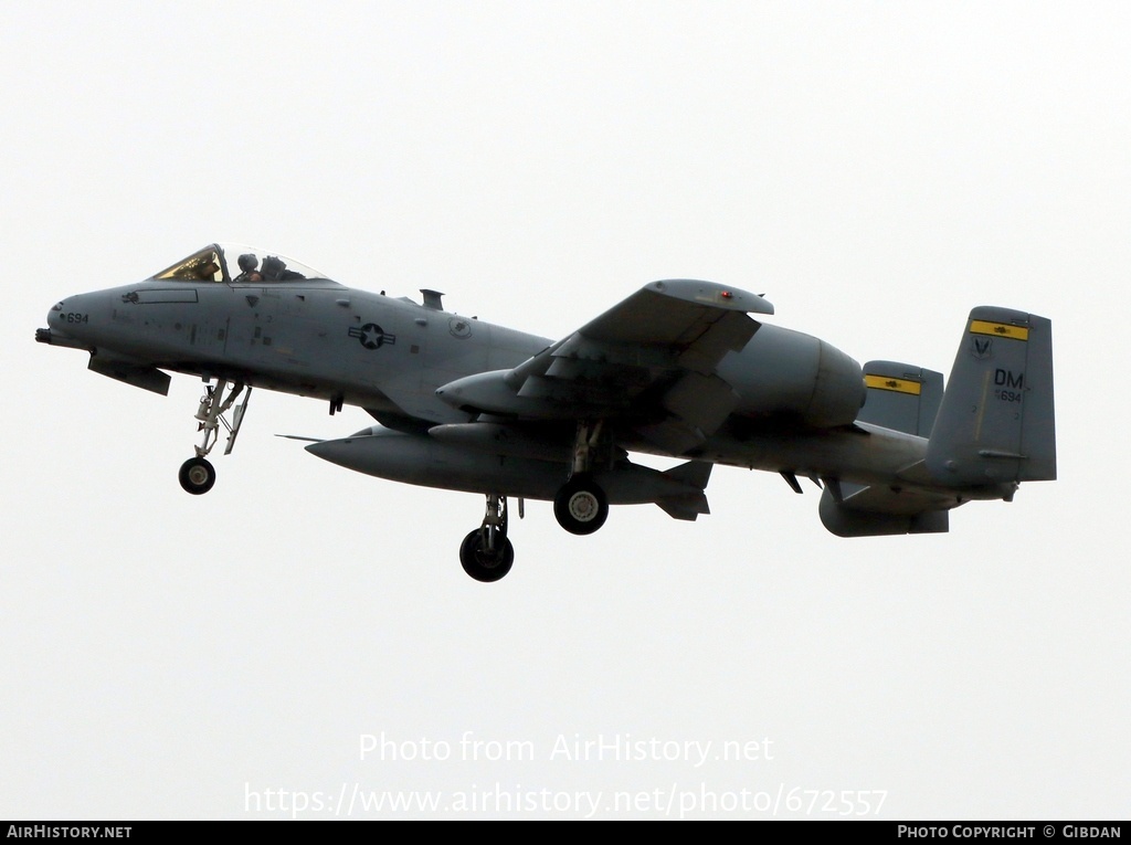 Aircraft Photo of 78-0694 / AF78-694 | Fairchild A-10C Thunderbolt II | USA - Air Force | AirHistory.net #672557