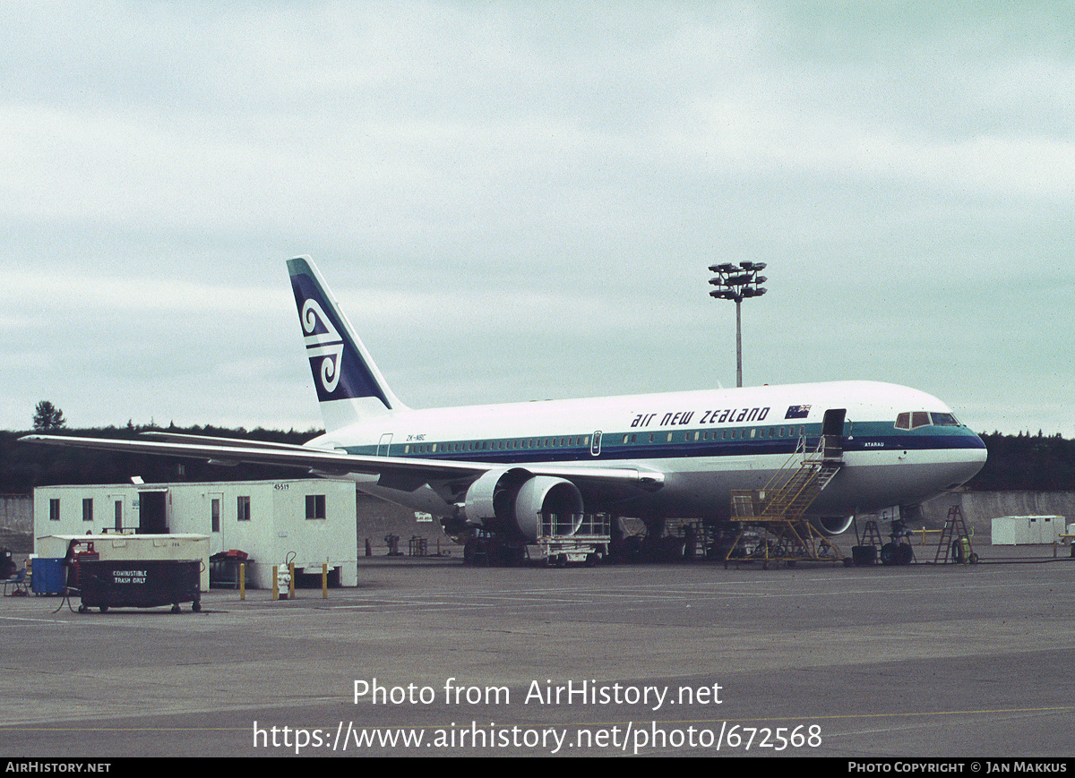 Aircraft Photo of ZK-NBC | Boeing 767-219/ER | Air New Zealand | AirHistory.net #672568