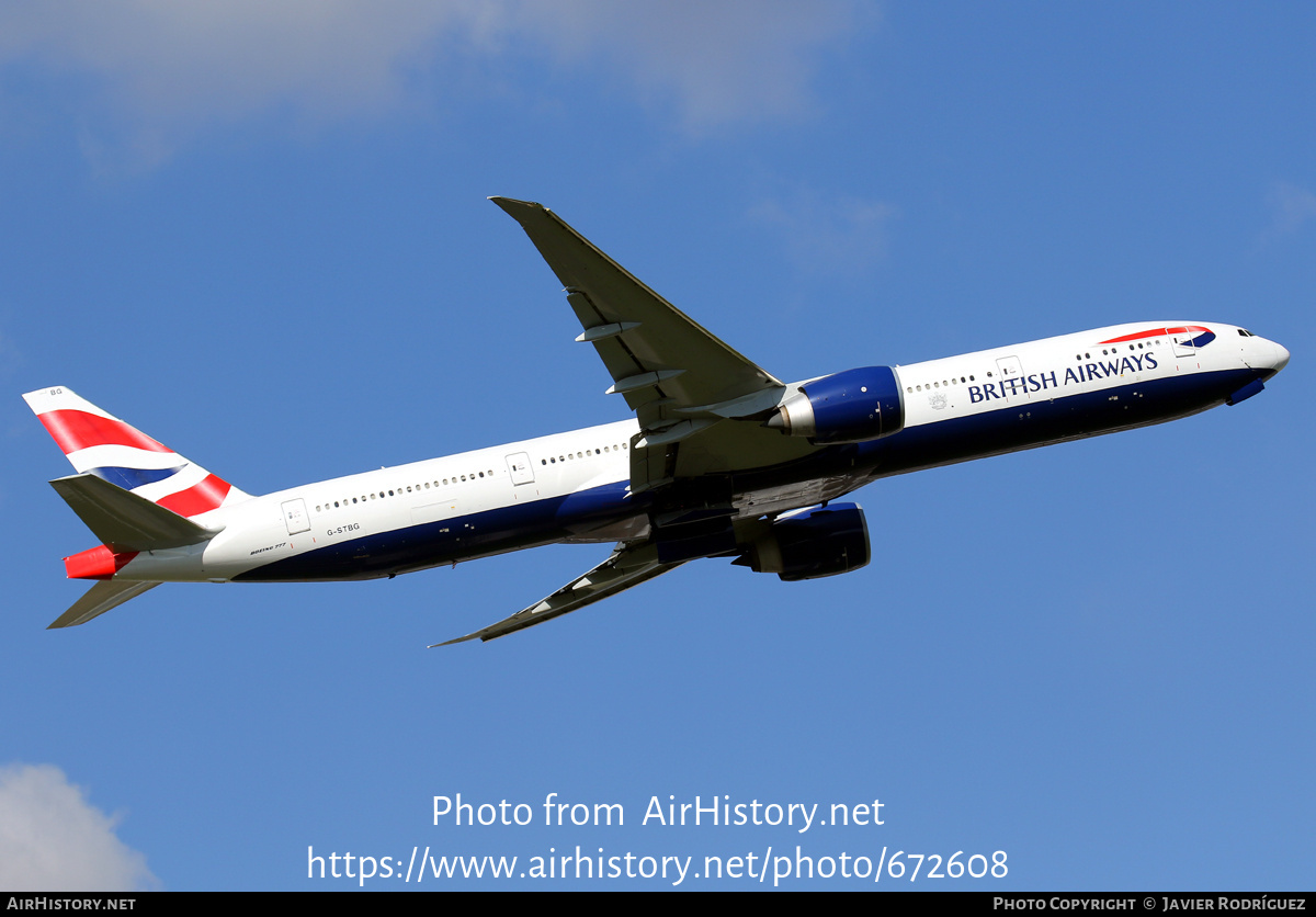 Aircraft Photo of G-STBG | Boeing 777-336/ER | British Airways | AirHistory.net #672608