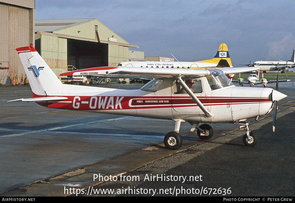 Aircraft Photo of G-OWAK | Reims F152 | Warwickshire Aero Club | AirHistory.net #672636