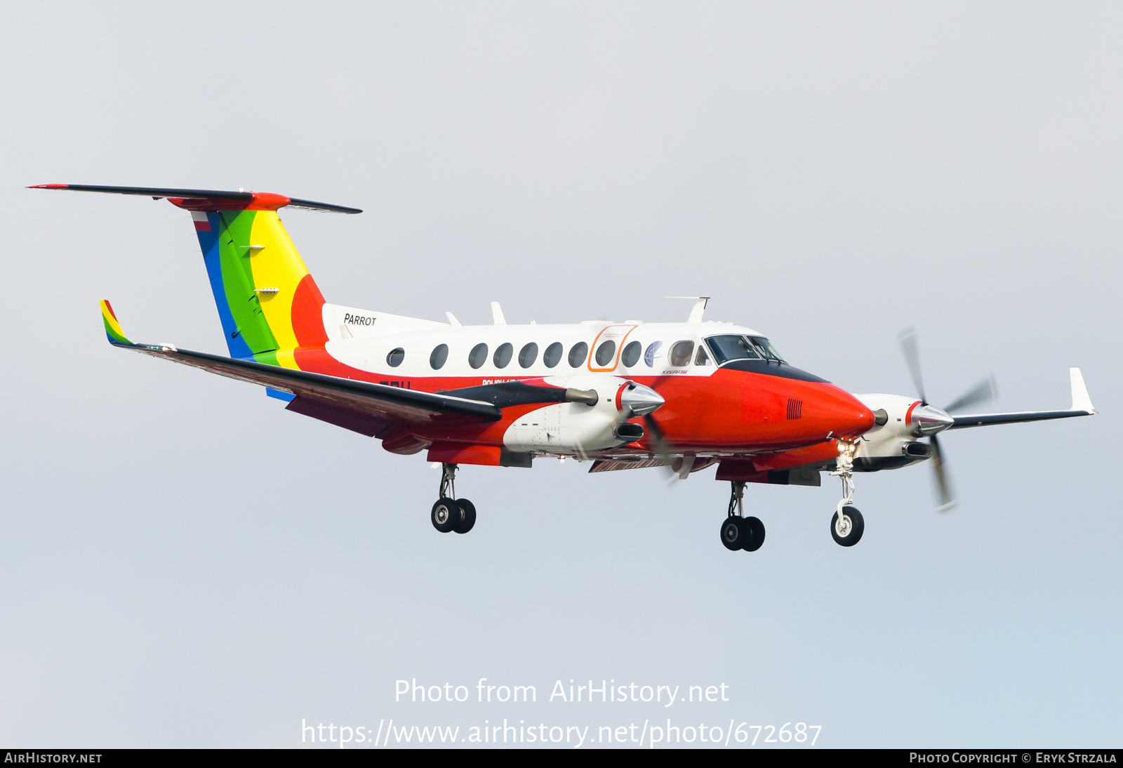 Aircraft Photo of SP-TPU | Beechcraft 350i King Air (B300) | Polish Air Navigation Services Agency | AirHistory.net #672687