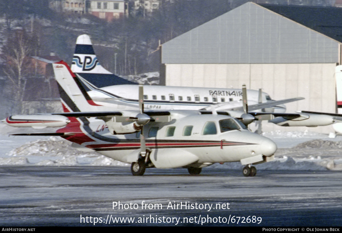 Aircraft Photo of LN-HAC | Mitsubishi MU-2B | AirHistory.net #672689