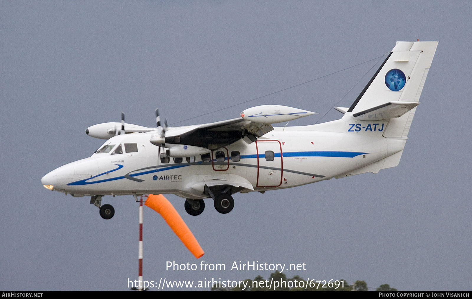 Aircraft Photo of ZS-ATJ | Let L-410UVP-E20 Turbolet | Air-Tec | AirHistory.net #672691
