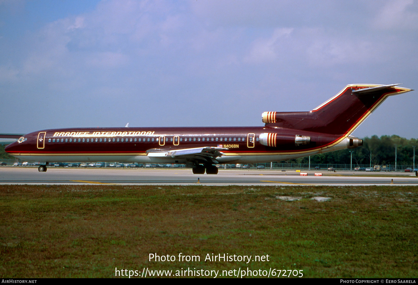 Aircraft Photo of N406BN | Boeing 727-291 | Braniff International Airlines | AirHistory.net #672705