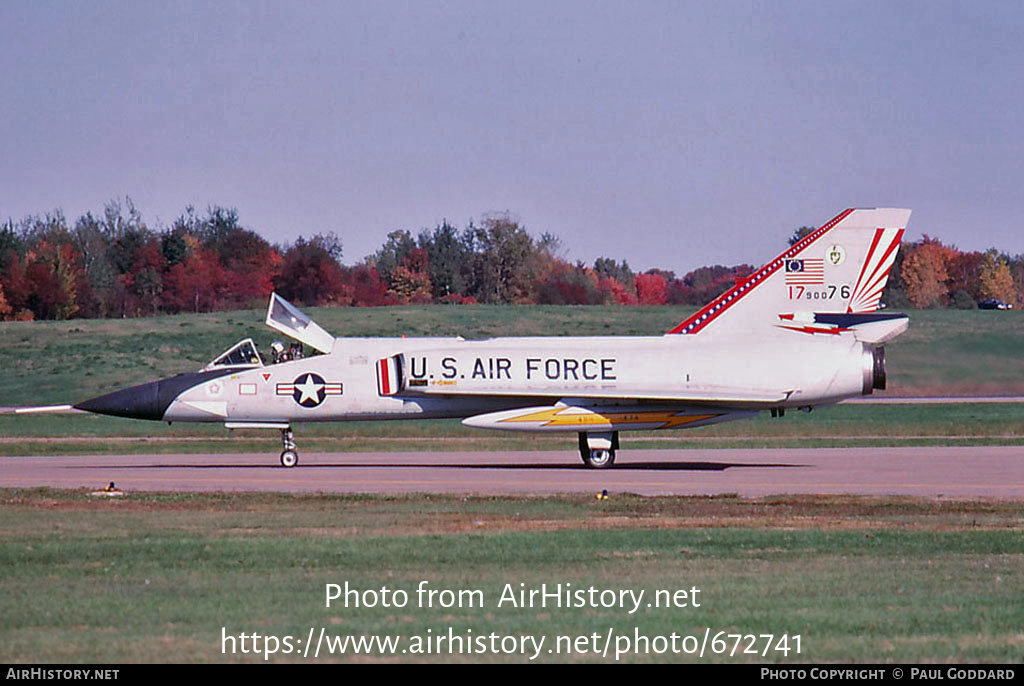 Aircraft Photo of 59-0076 / 90076 | Convair F-106A Delta Dart | USA - Air Force | AirHistory.net #672741