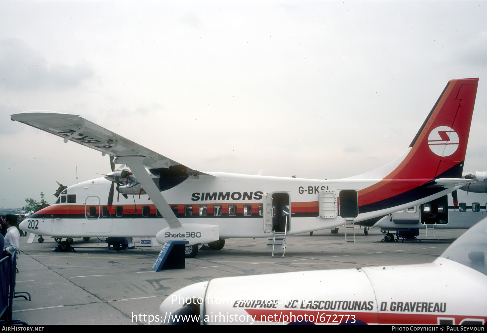 Aircraft Photo of G-BKSL | Short 360-100 | Simmons Airlines ...