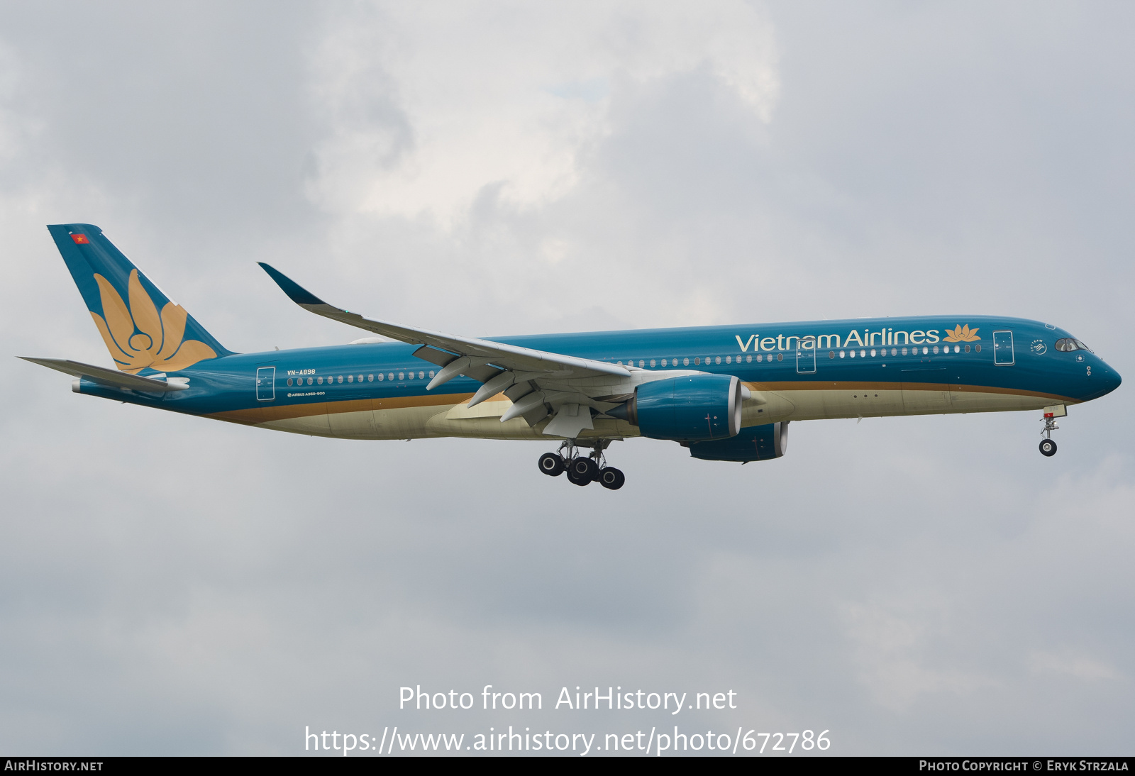 Aircraft Photo of VN-A898 | Airbus A350-941 | Vietnam Airlines | AirHistory.net #672786