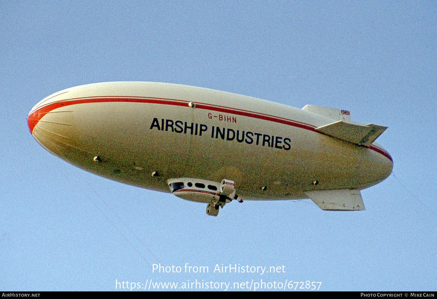 Aircraft Photo of G-BIHN | Airship Industries Skyship 500 | Airship Industries | AirHistory.net #672857