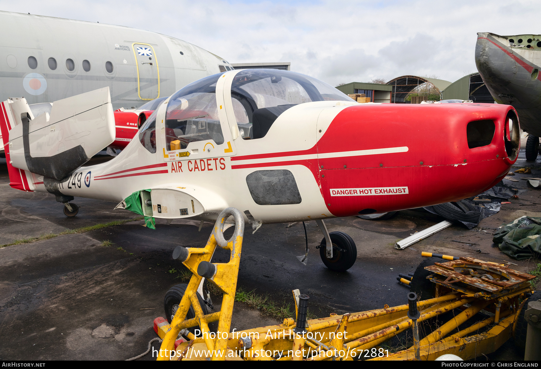 Aircraft Photo of ZH249 | Grob G-109B Vigilant T1 | UK - Air Force | AirHistory.net #672881