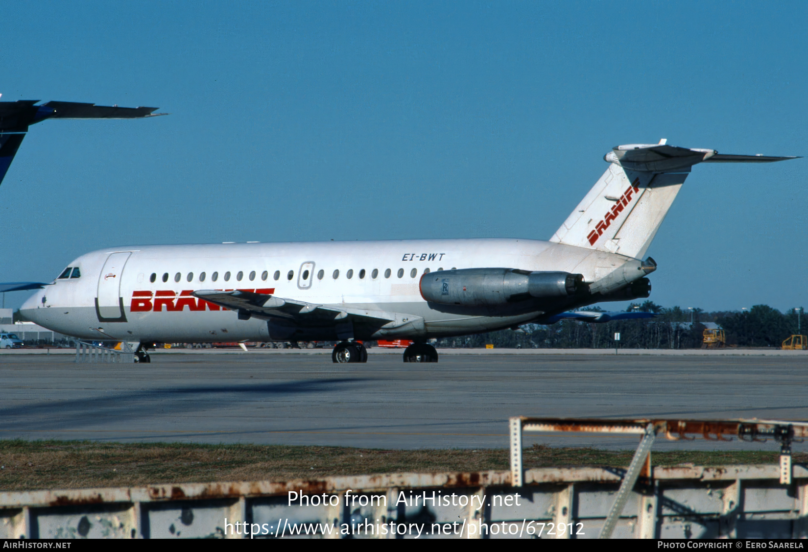 Aircraft Photo of EI-BWT | BAC 111-414EG One-Eleven | Braniff | AirHistory.net #672912