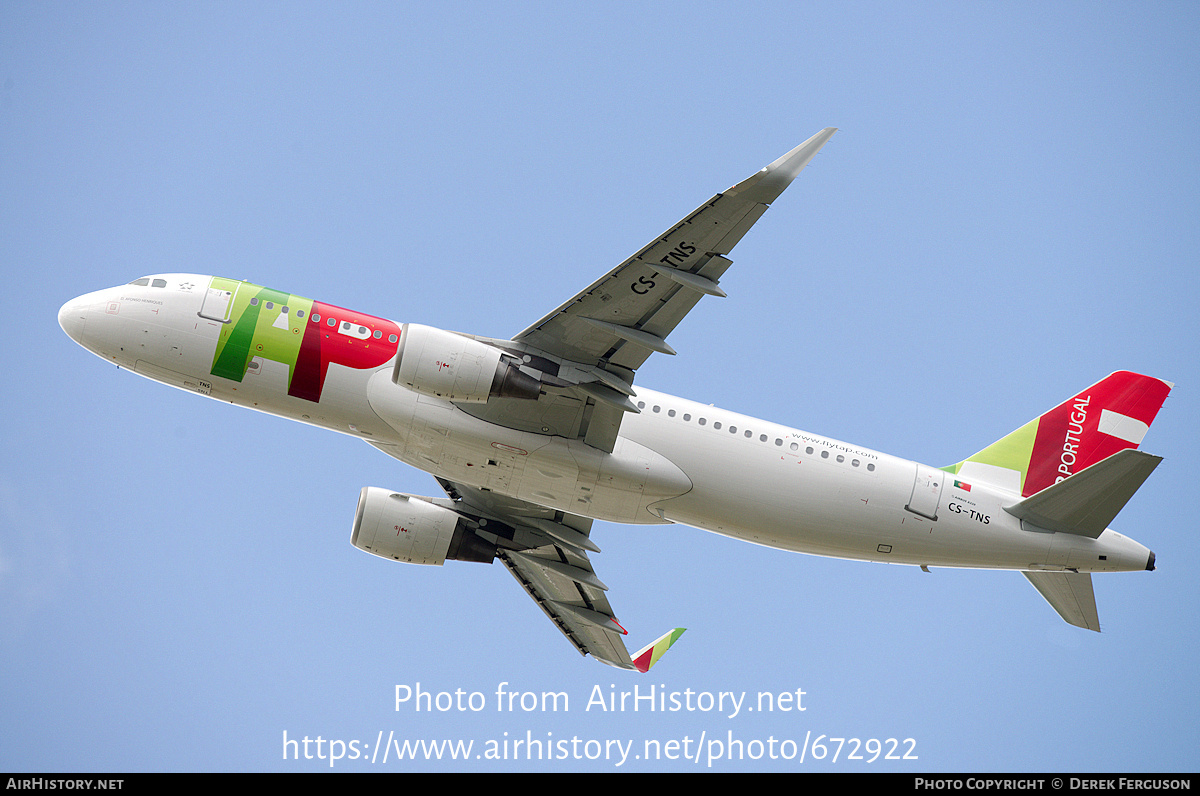 Aircraft Photo of CS-TNS | Airbus A320-214 | TAP Portugal | AirHistory.net #672922