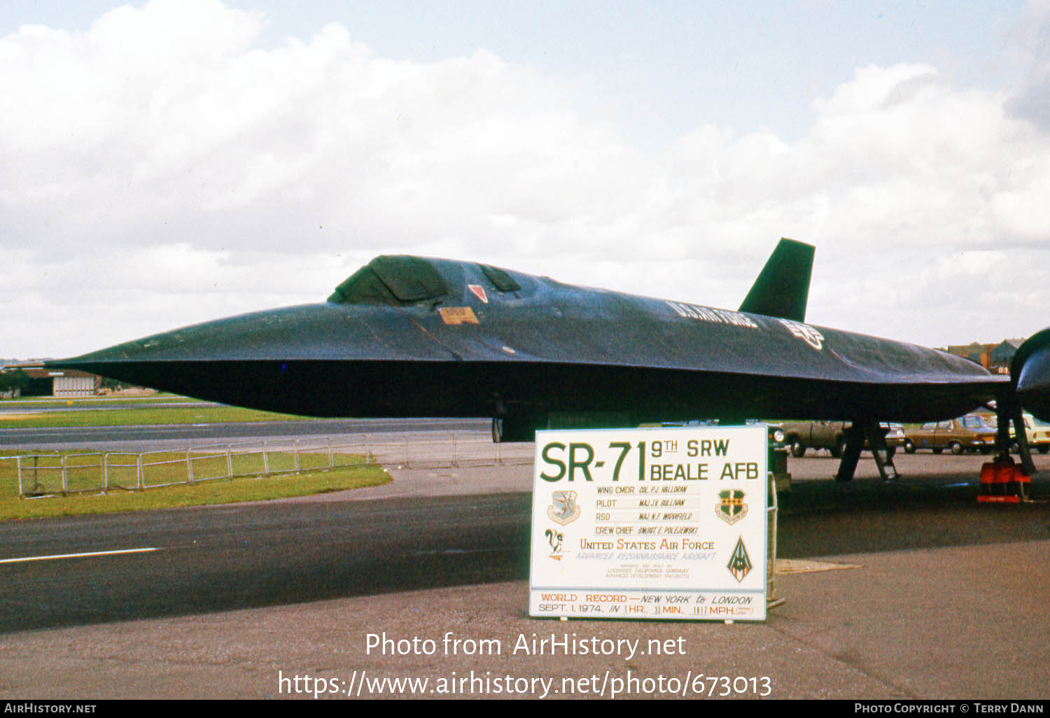 Aircraft Photo of 61-7972 / 17972 | Lockheed SR-71A Blackbird | USA ...