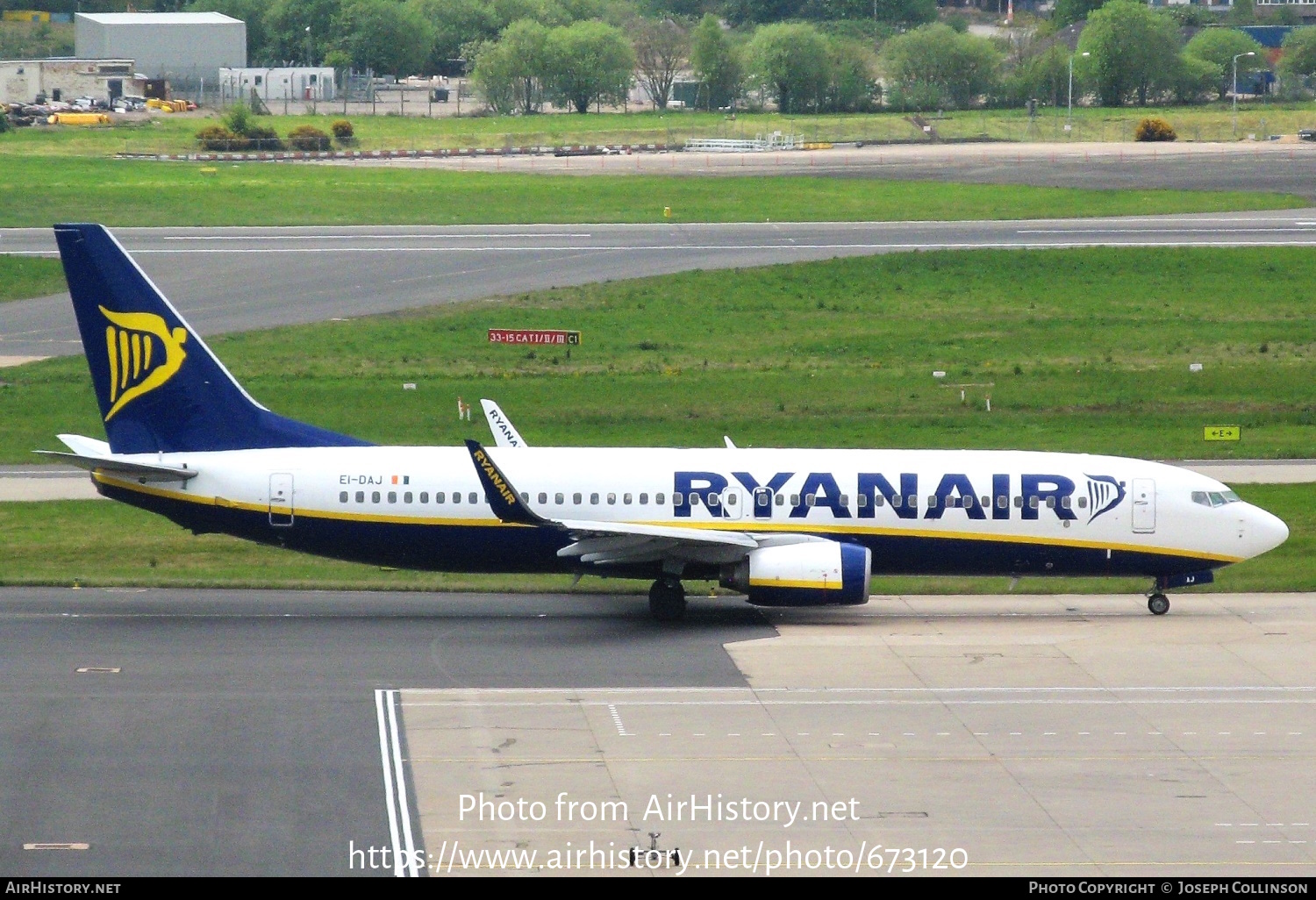 Aircraft Photo of EI-DAJ | Boeing 737-8AS | Ryanair | AirHistory.net #673120