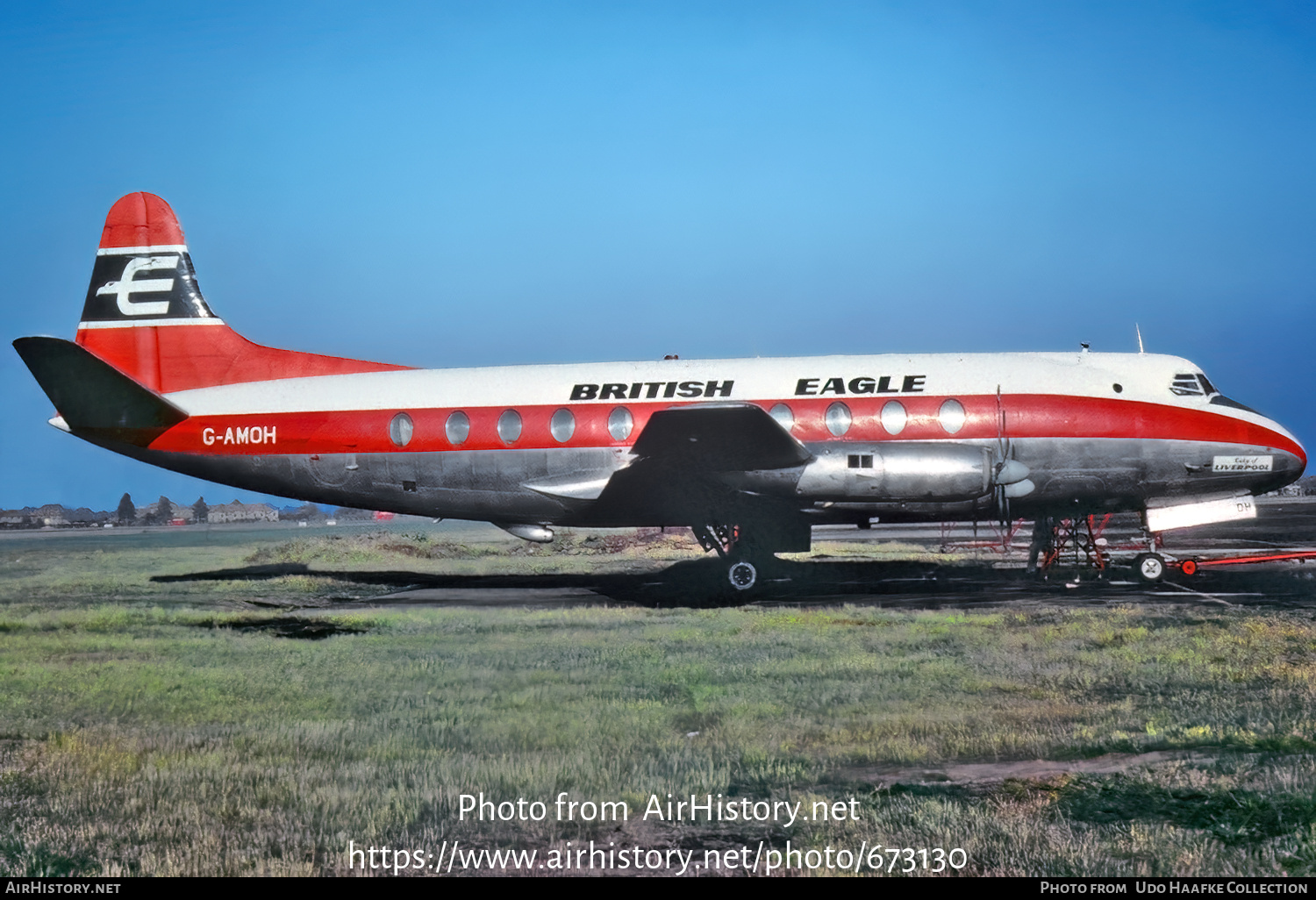 Aircraft Photo of G-AMOH | Vickers 701 Viscount | British Eagle International Airlines | AirHistory.net #673130