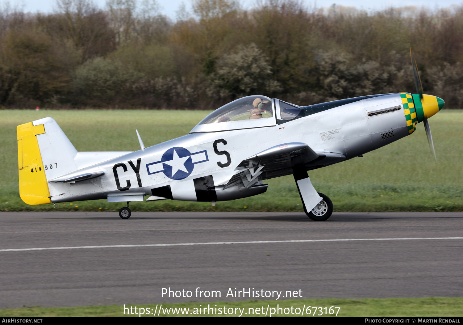 Aircraft Photo of G-DHYS / 414907 | Titan T-51 Mustang | USA - Air Force | AirHistory.net #673167