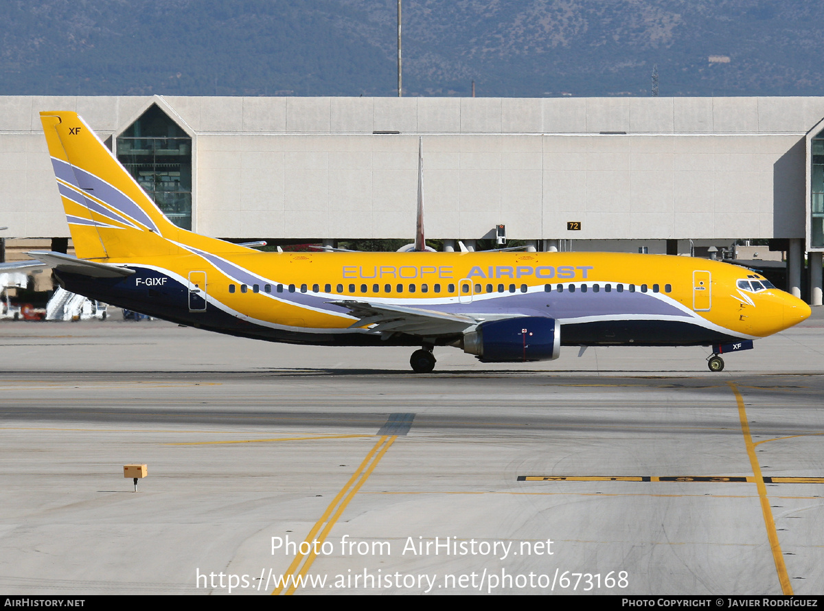 Aircraft Photo of F-GIXF | Boeing 737-3B3(QC) | Europe Airpost | AirHistory.net #673168