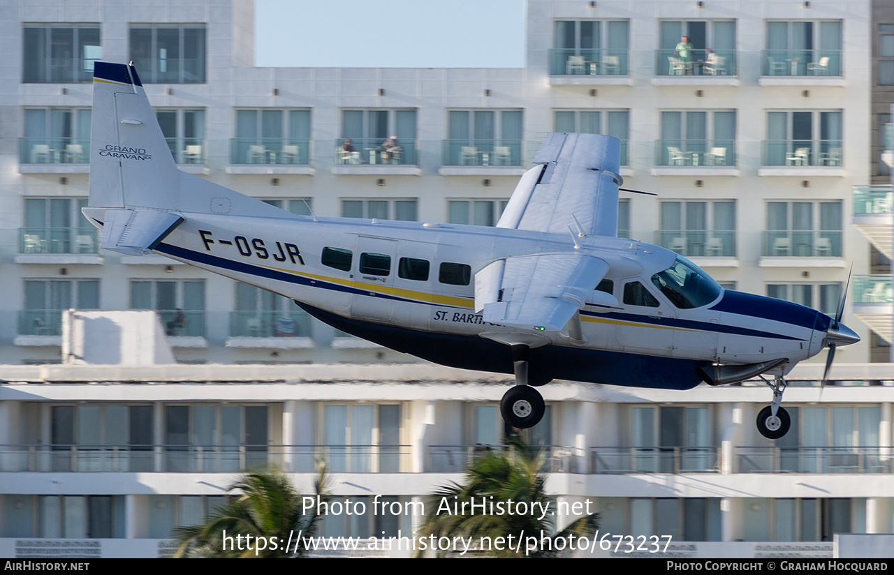 Aircraft Photo of F-OSJR | Cessna 208B Grand Caravan EX | St. Barth Commuter | AirHistory.net #673237