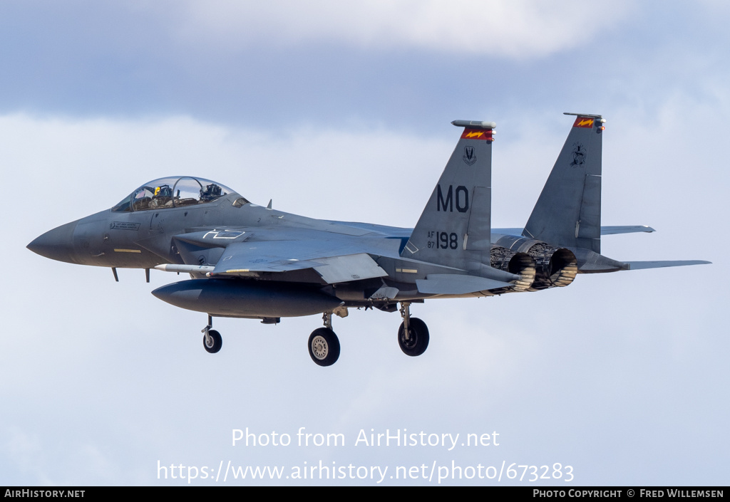 Aircraft Photo of 87-0198 / AF87-198 | McDonnell Douglas F-15E Strike Eagle | USA - Air Force | AirHistory.net #673283