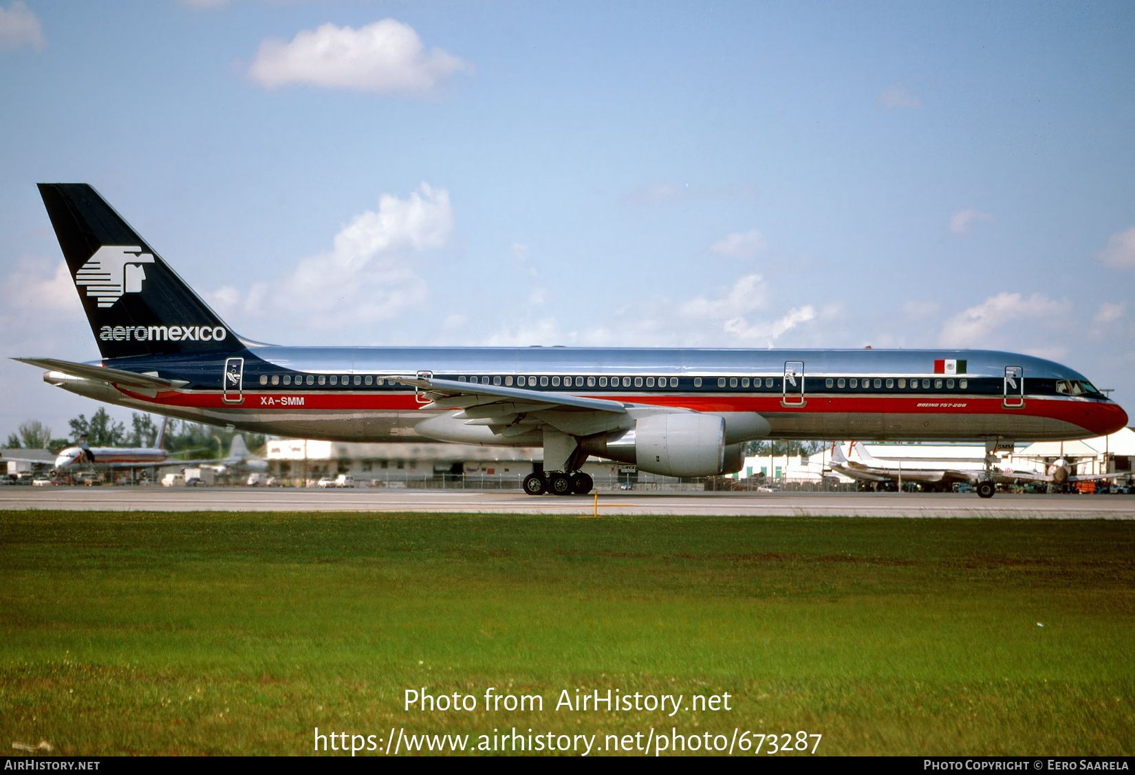 Aircraft Photo of XA-SMM | Boeing 757-2Q8 | AeroMéxico | AirHistory.net #673287