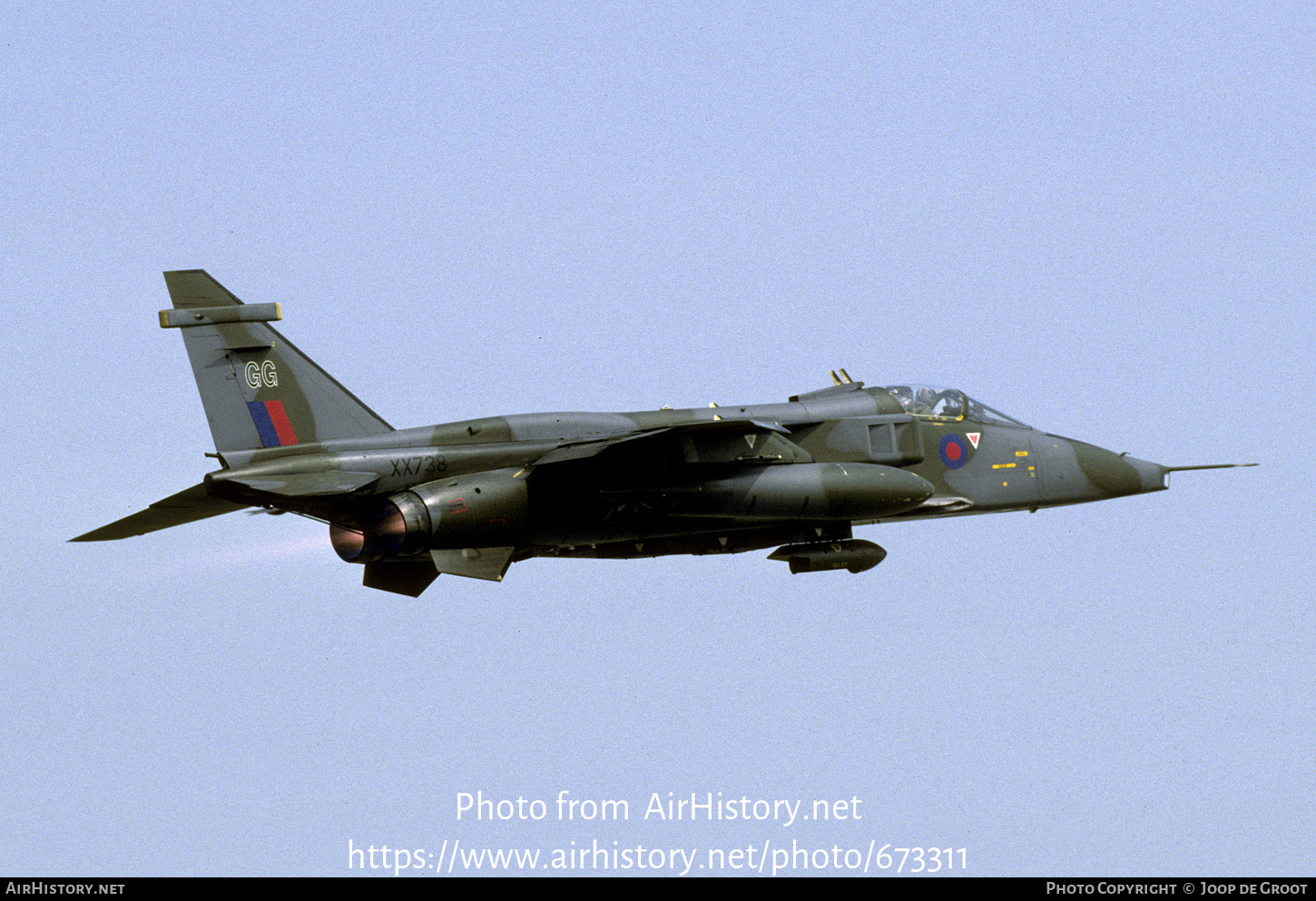 Aircraft Photo of XX738 | Sepecat Jaguar GR1A | UK - Air Force | AirHistory.net #673311