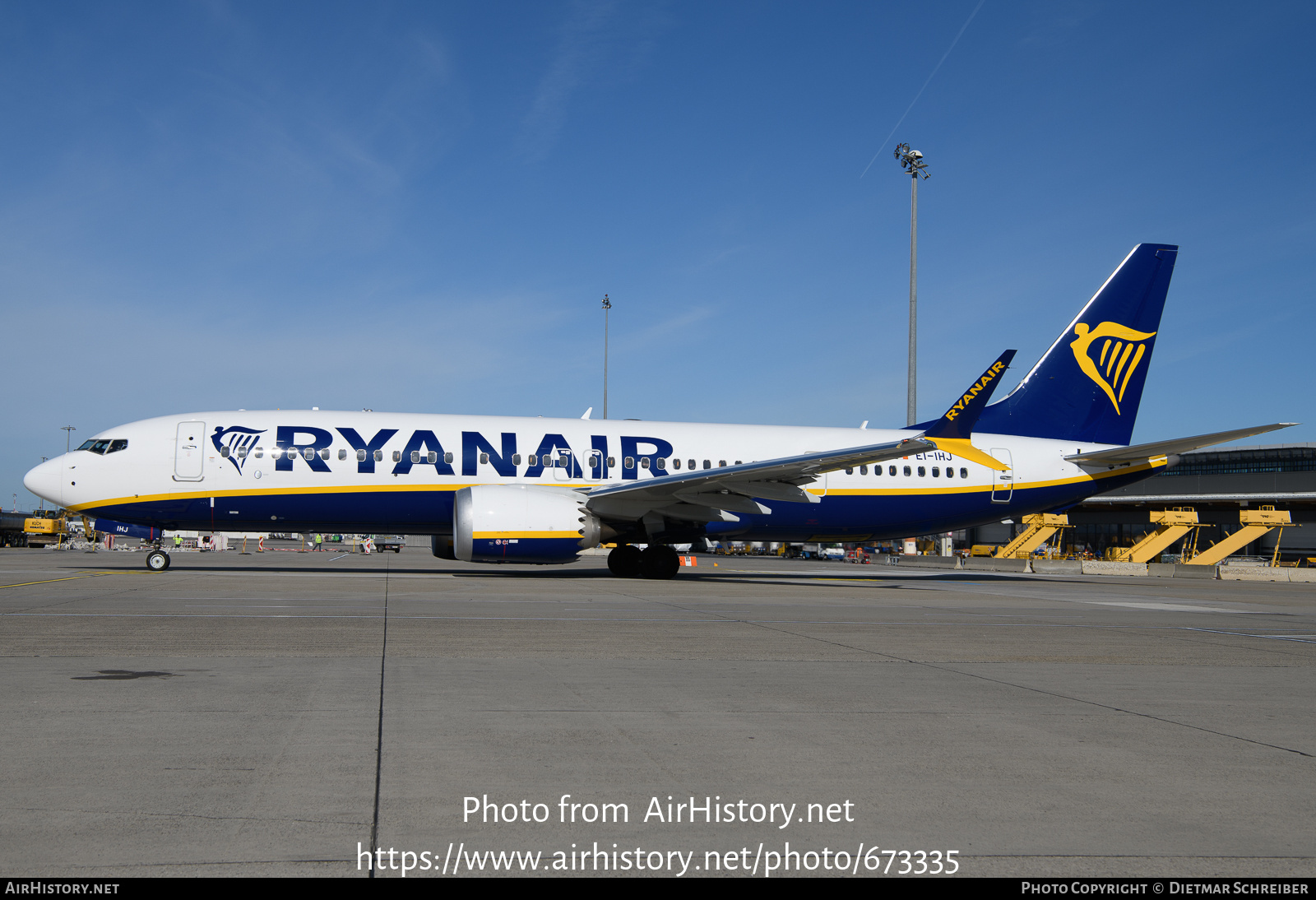 Aircraft Photo of EI-IHJ | Boeing 737-8200 Max 200 | Ryanair | AirHistory.net #673335