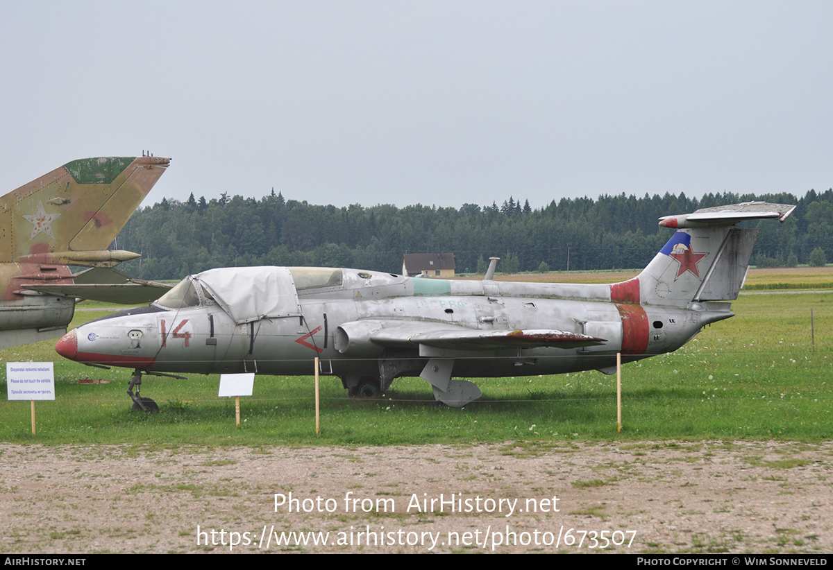 Aircraft Photo of 14 red | Aero L-29 Delfin | Soviet Union - Air Force | AirHistory.net #673507