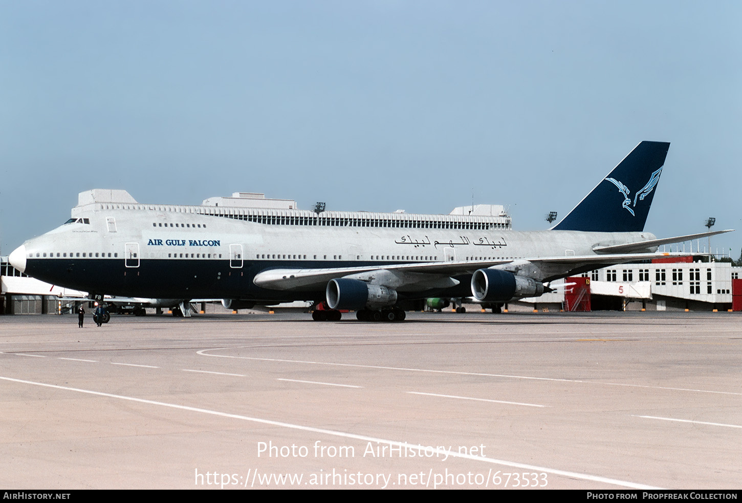 Aircraft Photo of P4-GFB | Boeing 747-136 | Air Gulf Falcon ...