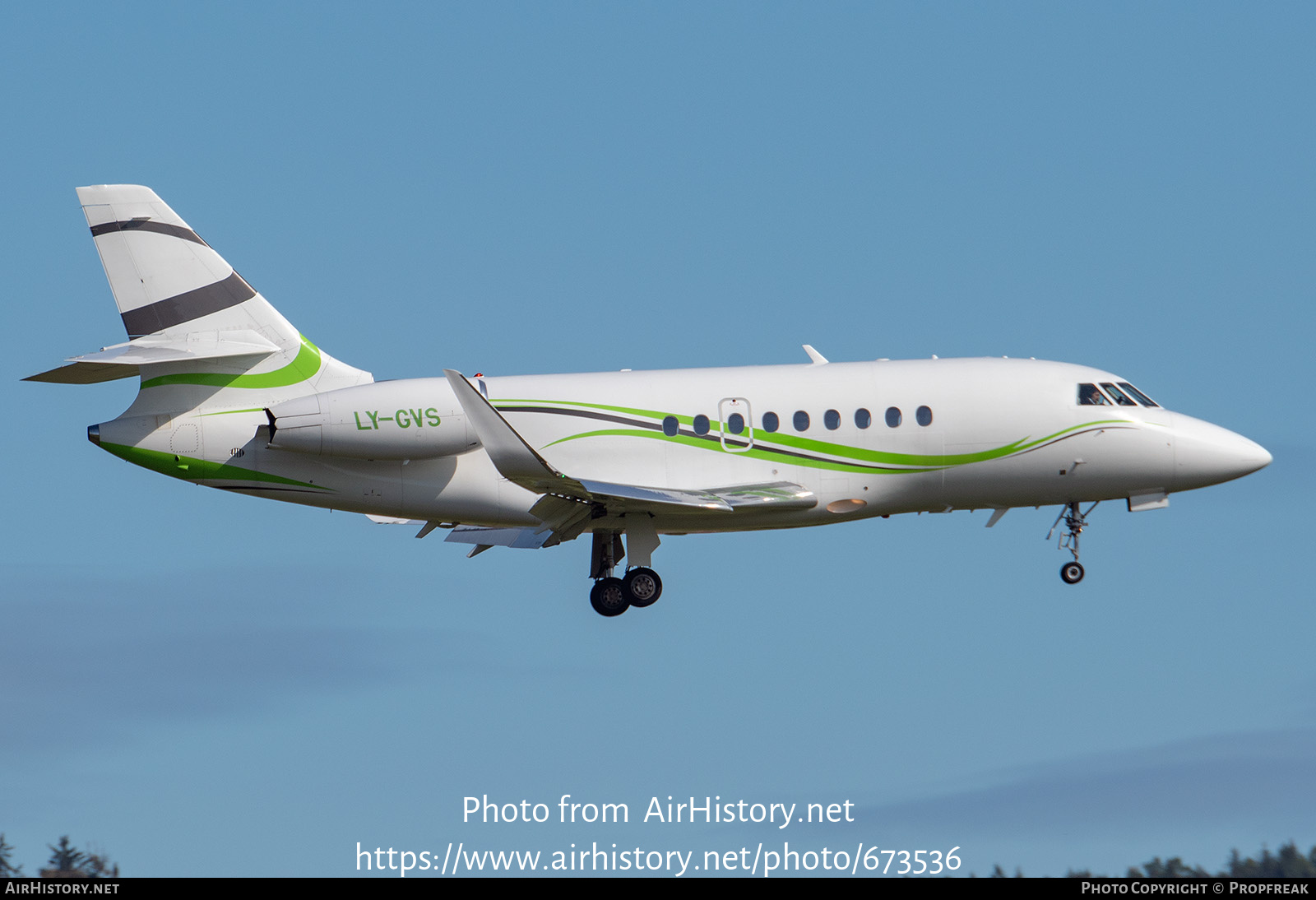 Aircraft Photo of LY-GVS | Dassault Falcon 2000S | AirHistory.net #673536