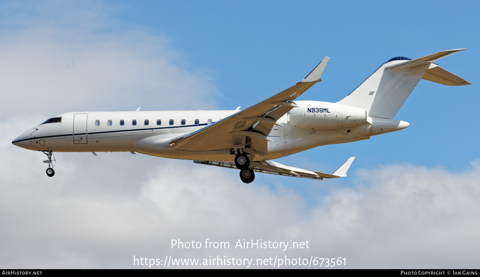 Aircraft Photo of N939ML | Bombardier Global 6500 (BD-700-1A10) | AirHistory.net #673561