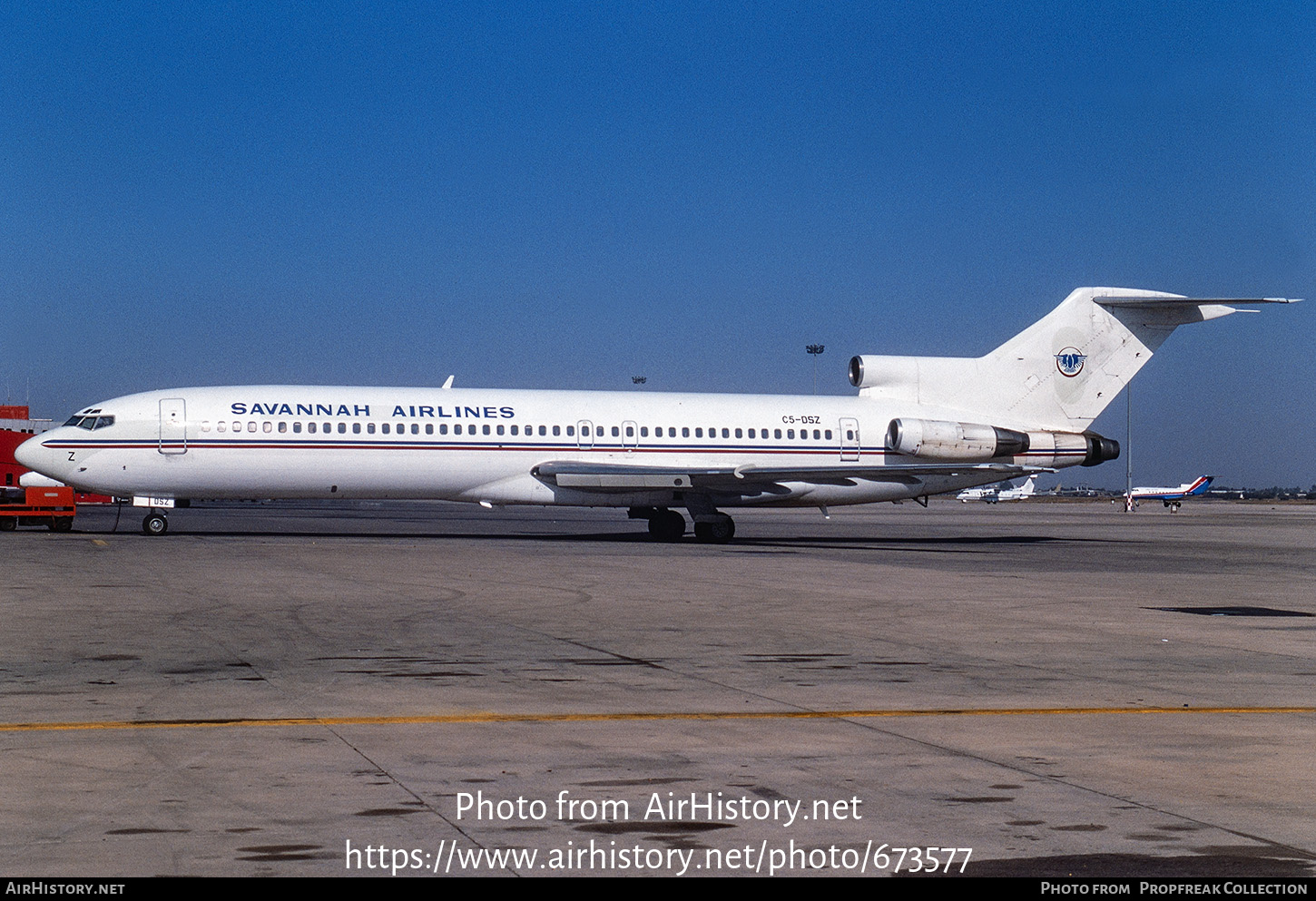 Aircraft Photo of C5-DSZ | Boeing 727-228 | Savannah Airlines | AirHistory.net #673577