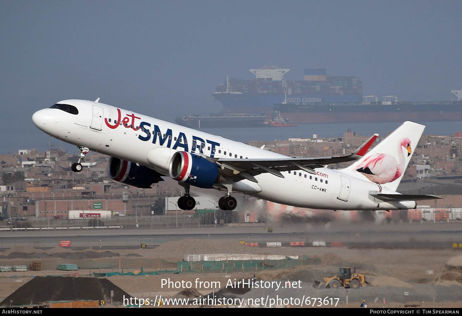 Aircraft Photo of CC-AWK | Airbus A320-271N | JetSmart | AirHistory.net #673617