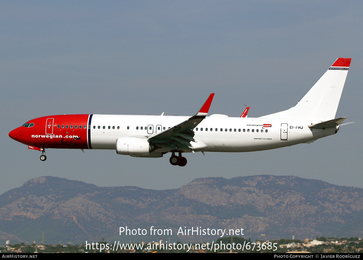 Aircraft Photo of EI-FHJ | Boeing 737-8JP | Norwegian | AirHistory.net #673685