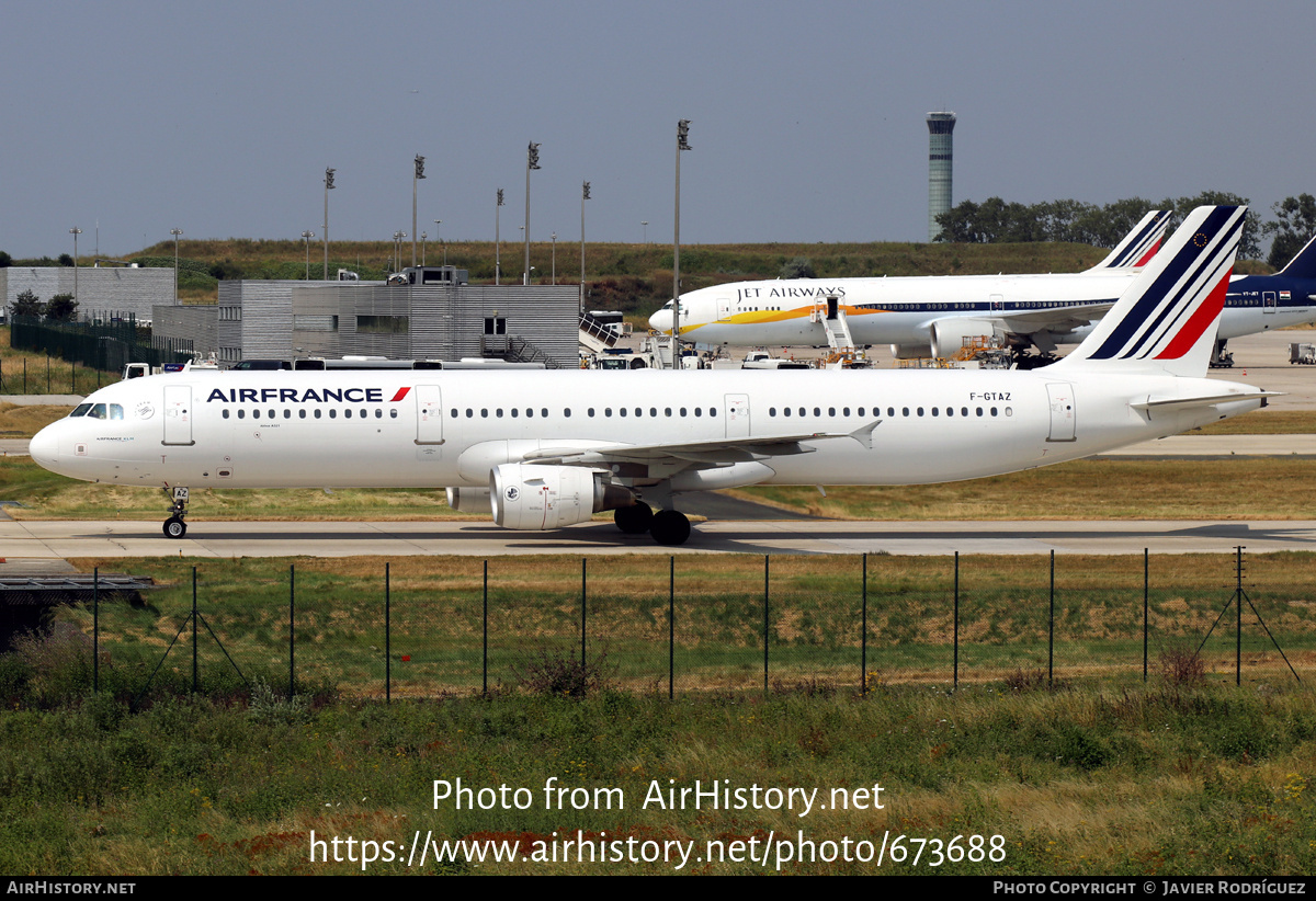 Aircraft Photo of F-GTAZ | Airbus A321-212 | Air France | AirHistory.net #673688