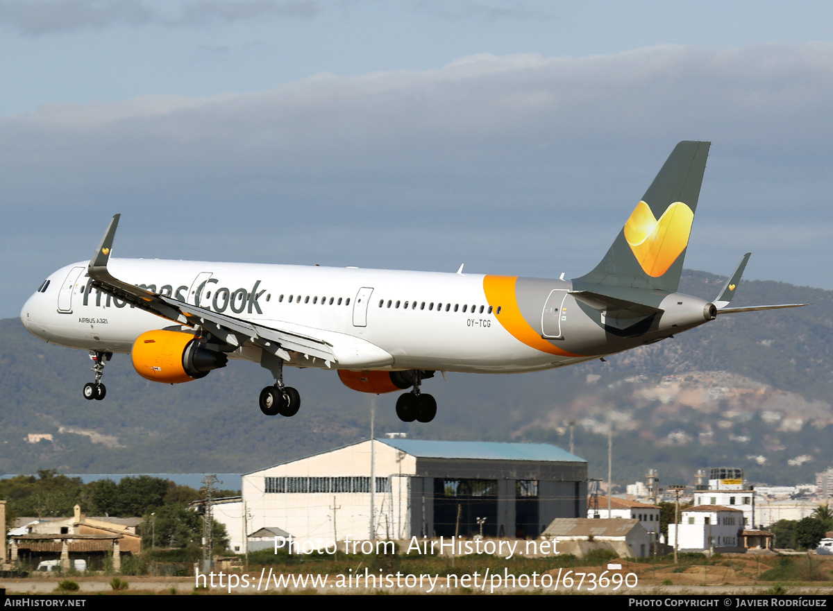 Aircraft Photo of OY-TCG | Airbus A321-211 | Thomas Cook Airlines | AirHistory.net #673690