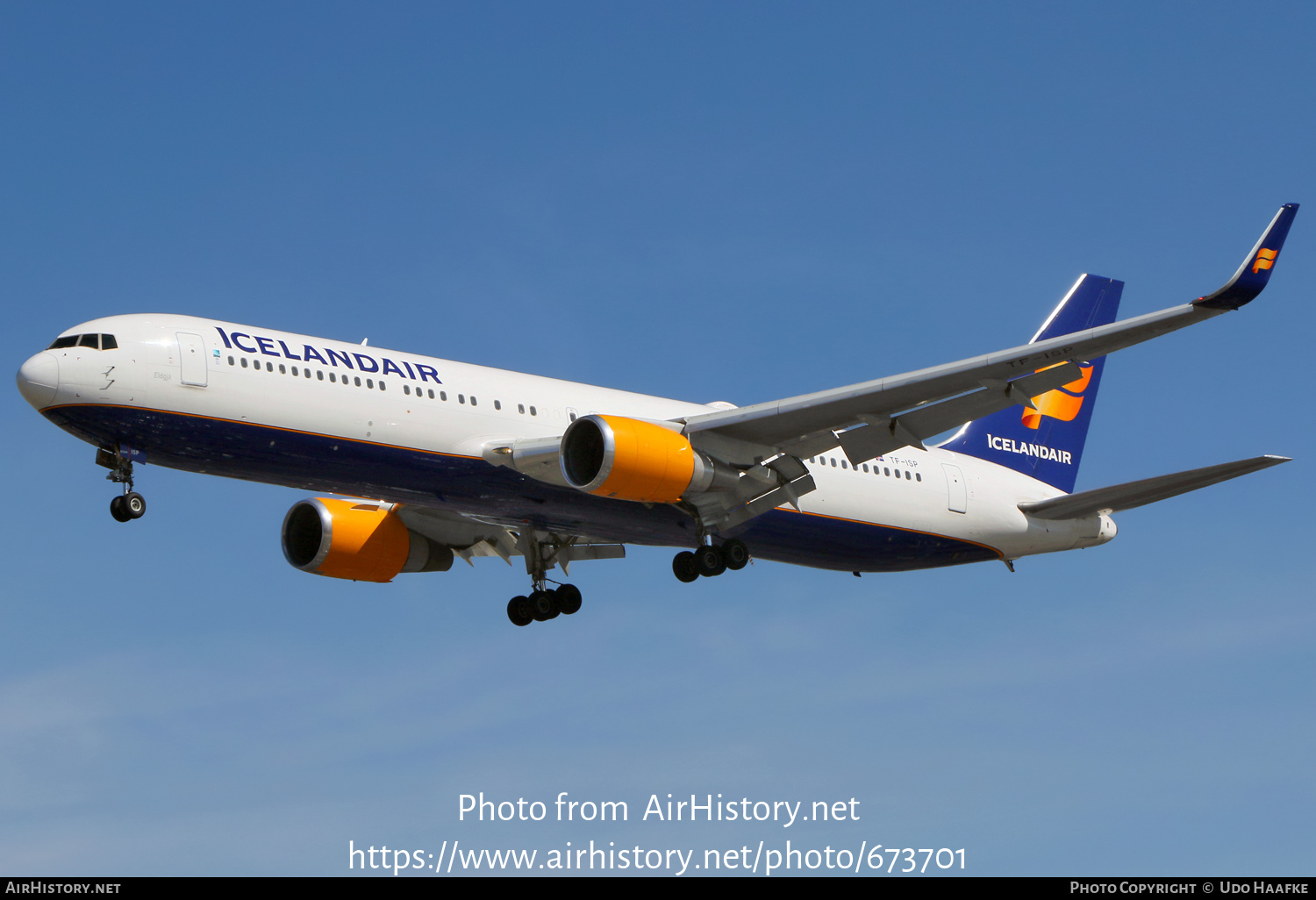 Aircraft Photo of TF-ISP | Boeing 767-319/ER | Icelandair | AirHistory.net #673701