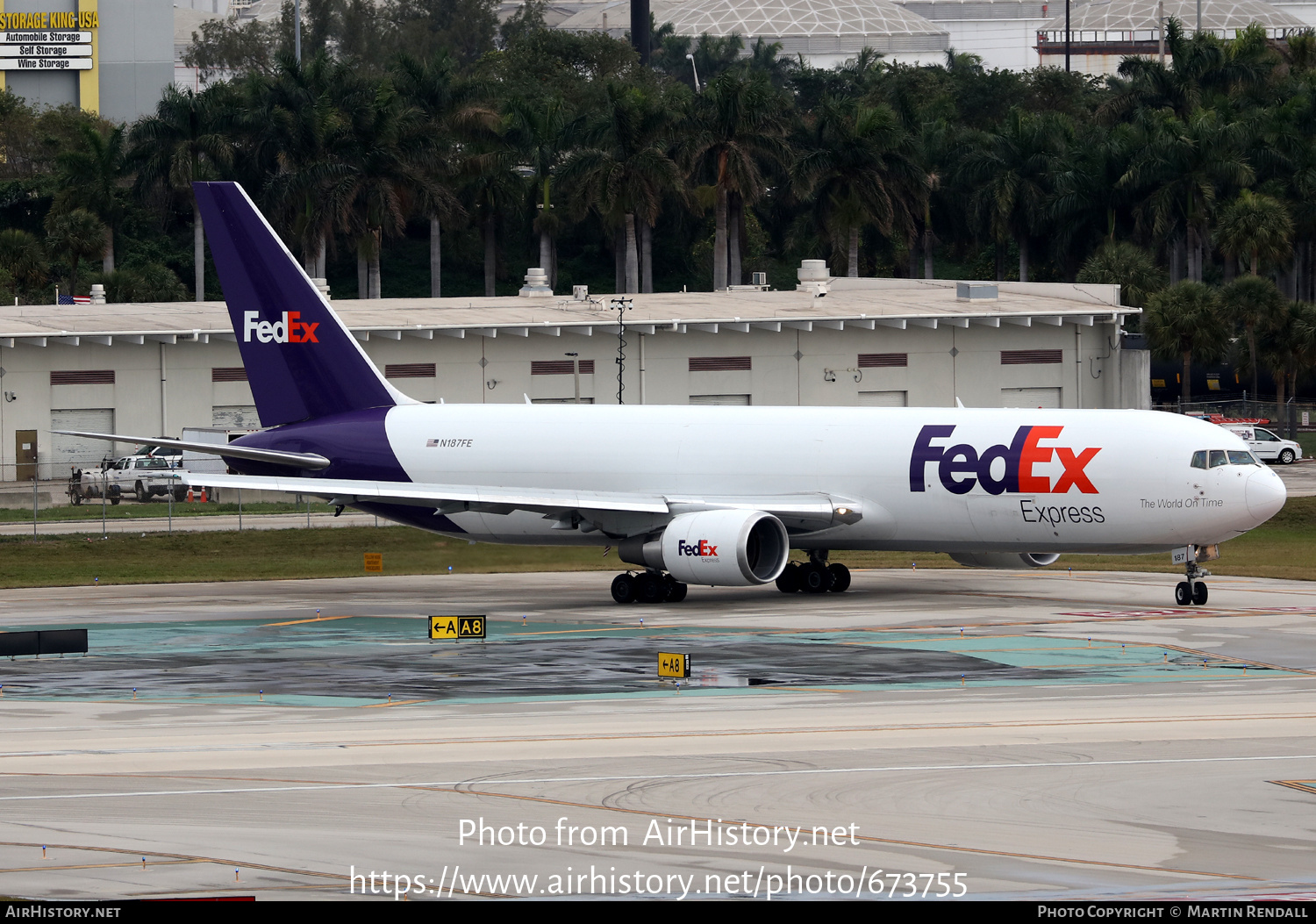 Aircraft Photo of N187FE | Boeing 767-300F | FedEx Express - Federal Express | AirHistory.net #673755