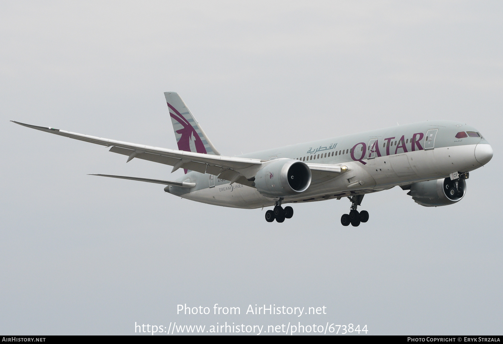 Aircraft Photo of A7-BCF | Boeing 787-8 Dreamliner | Qatar Airways | AirHistory.net #673844