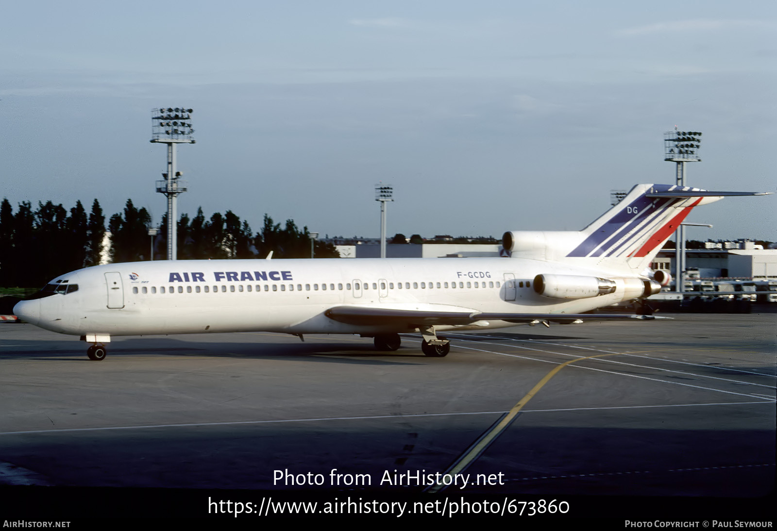 Aircraft Photo of F-GCDG | Boeing 727-228/Adv | Air France | AirHistory.net #673860