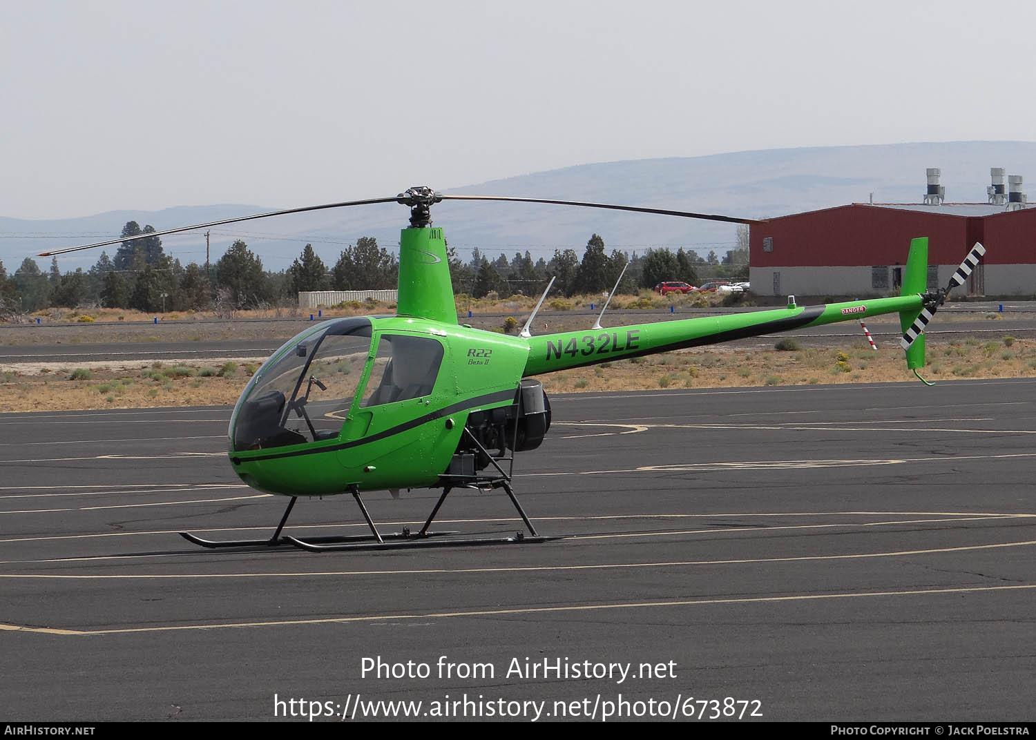 Aircraft Photo of N432LE | Robinson R-22 Beta II | AirHistory.net #673872