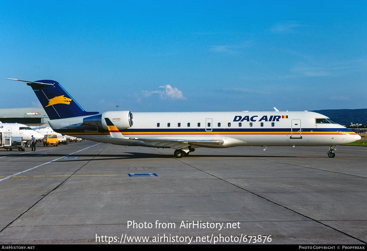 Aircraft Photo of C-GAIK | Bombardier CRJ-200LR (CL-600-2B19) | DAC Air | AirHistory.net #673876