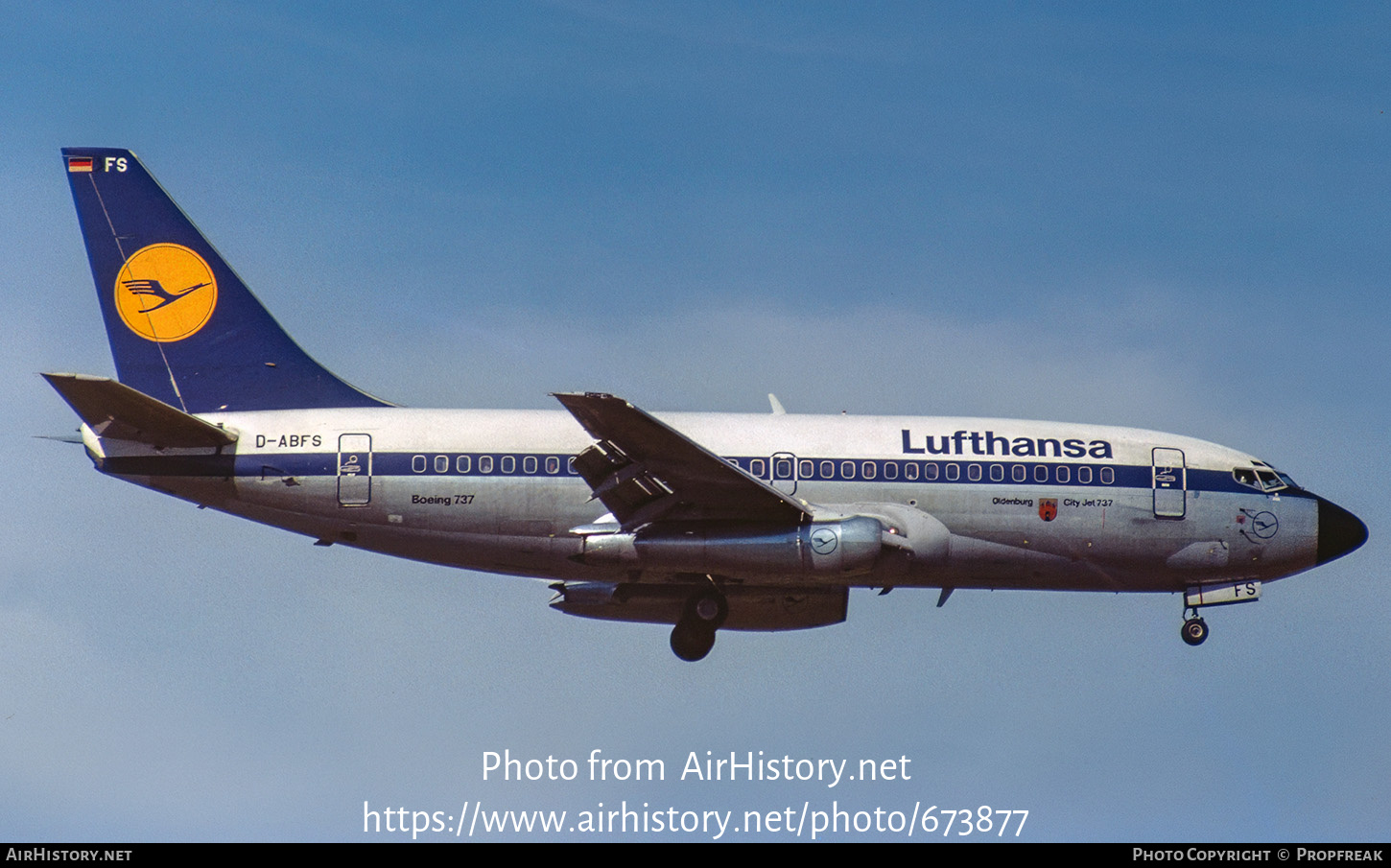 Aircraft Photo of D-ABFS | Boeing 737-230/Adv | Lufthansa | AirHistory.net #673877