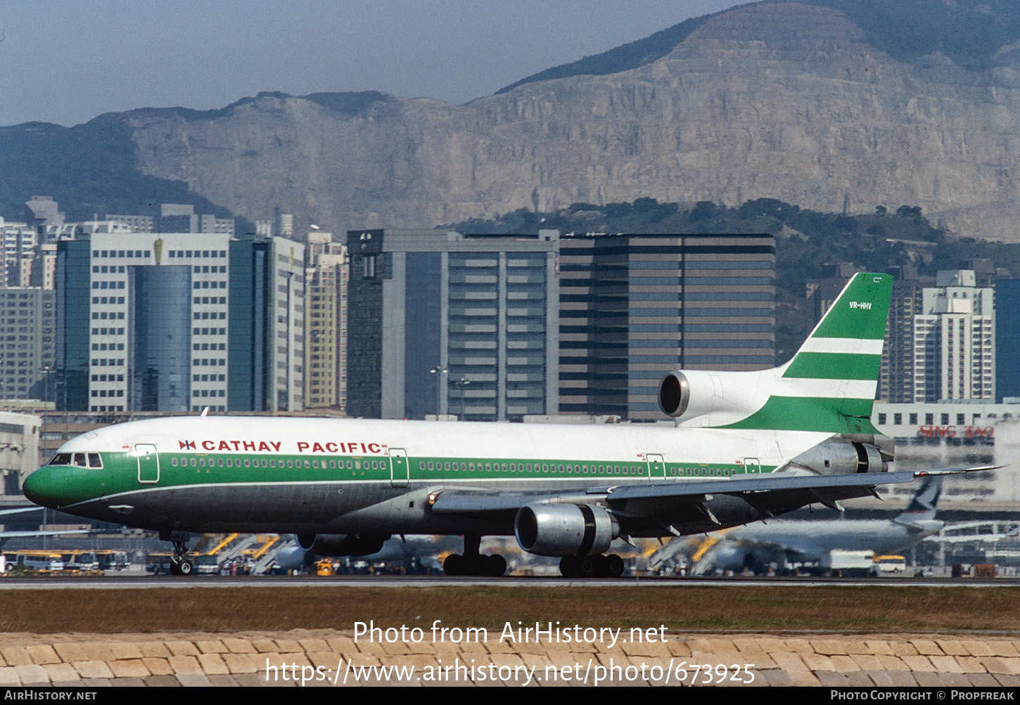 Aircraft Photo of VR-HHV | Lockheed L-1011-385-1 TriStar 1 | Cathay Pacific Airways | AirHistory.net #673925