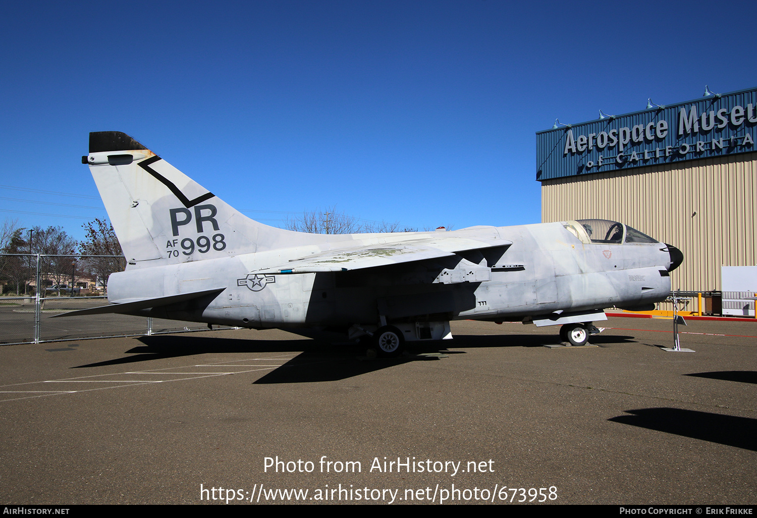 Aircraft Photo of 70-0998 / AF70-998 | LTV A-7D Corsair II | USA - Air Force | AirHistory.net #673958