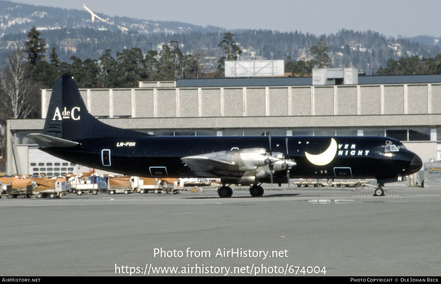 Aircraft Photo of LN-FOH | Lockheed L-188A(F) Electra | A de C - Air de ...