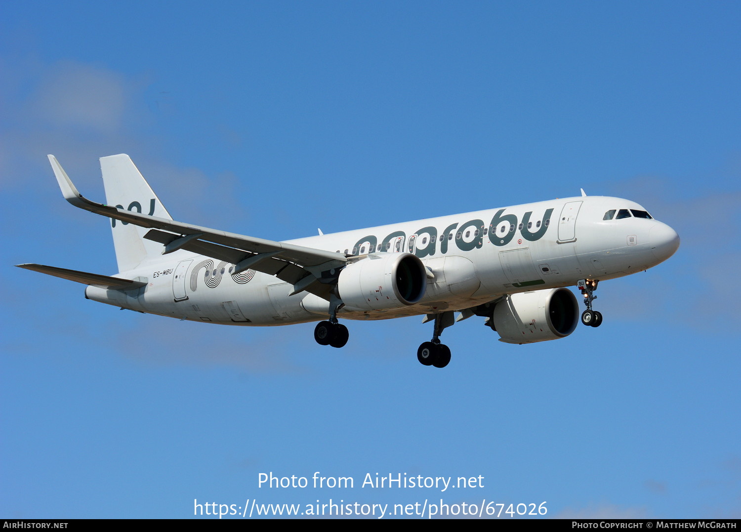 Aircraft Photo of ES-MBU | Airbus A320-271N | Marabu Airlines | AirHistory.net #674026