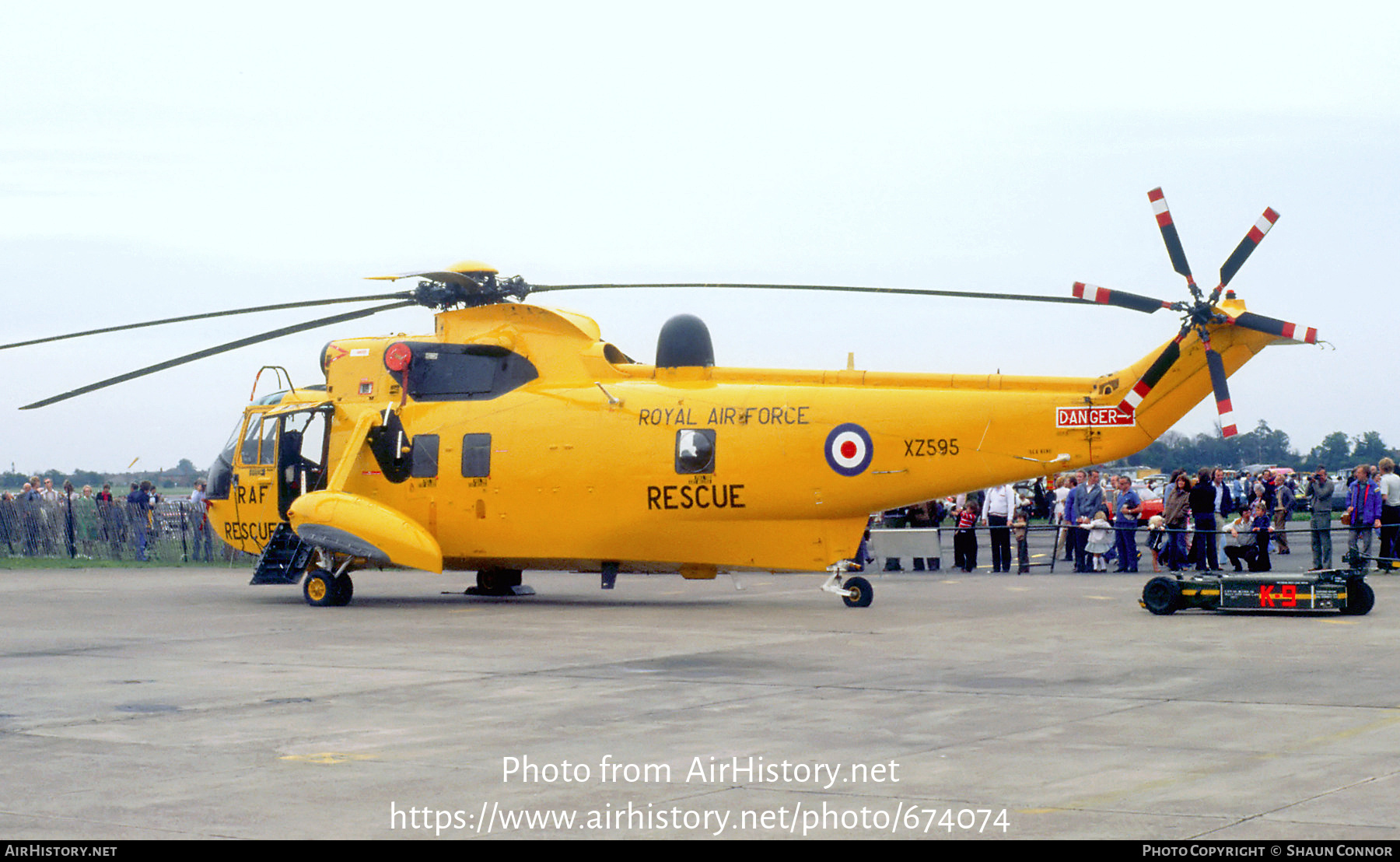 Aircraft Photo of XZ595 | Westland WS-61 Sea King HAR3 | UK - Air Force | AirHistory.net #674074