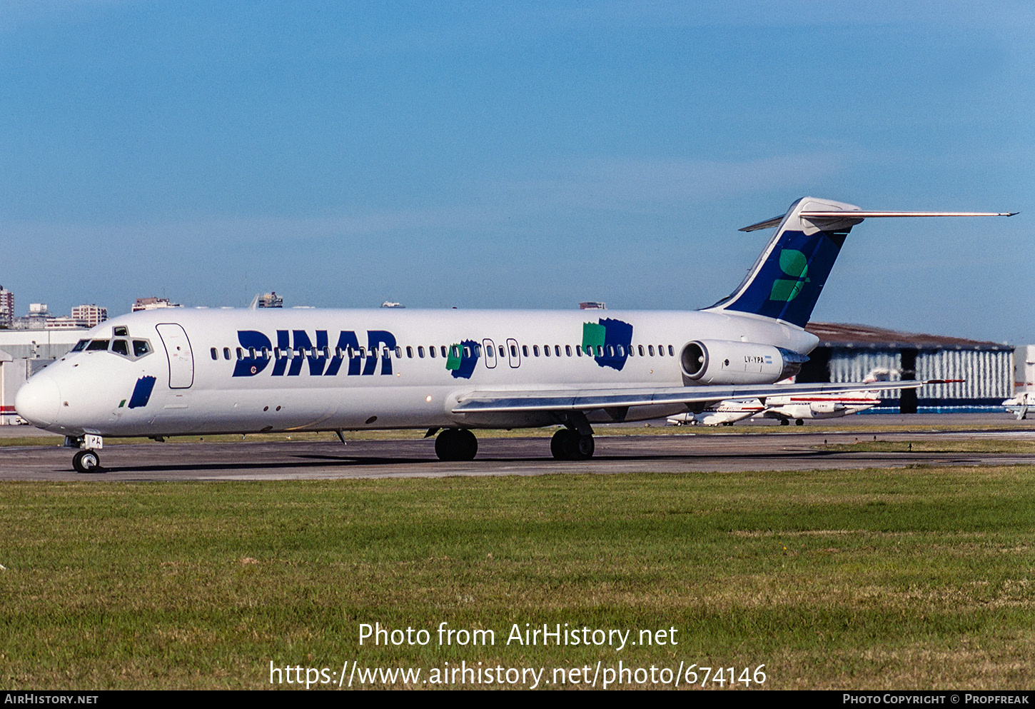 Aircraft Photo of LV-YPA | McDonnell Douglas DC-9-41 | Dinar Líneas Aéreas | AirHistory.net #674146