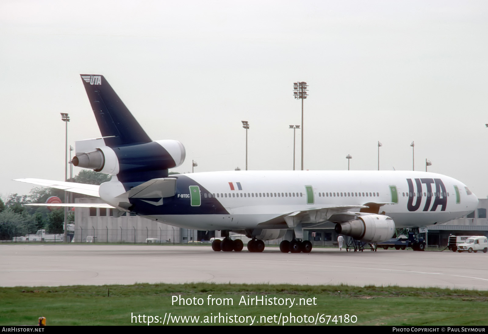 Aircraft Photo of F-BTDC | McDonnell Douglas DC-10-30 | UTA - Union de Transports Aériens | AirHistory.net #674180